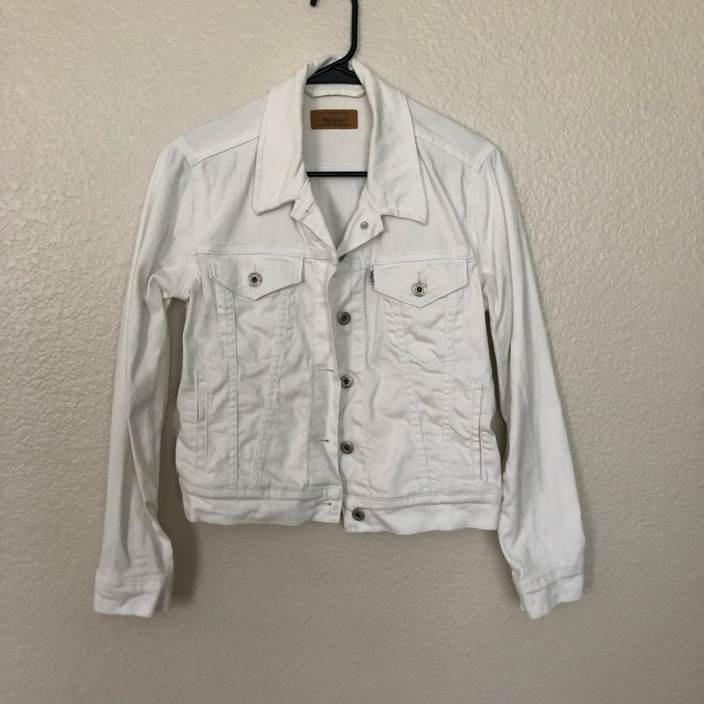 Levi’s White Denim Jacket